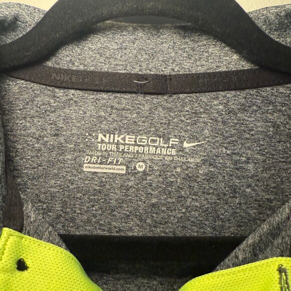 Nike Golf Tour Performance Polo Shirt Mens M Dri Fit Athletic Sport - Picture 3 of 5